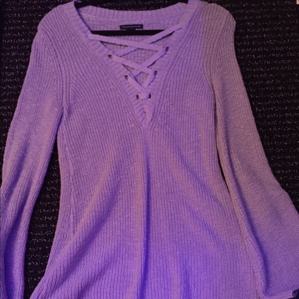 Gray sweater